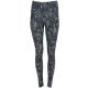 Malla tobillera deportiva de mujer Cirene Ref.RLG0399-HOJA NEGRO