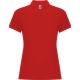 Polo de manga corta entallado Pegaso Woman Premium Ref.RPO6644-ROJO