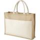 Bolsa tote de yute con bolsillo Mumbay Ref.PF119526-NATURAL/NATURAL 