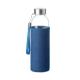 Botella cristal personalizada con funda 500ml Utah denim Ref.MDMO6192-AZUL 