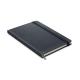 Libreta a5 de pu reciclada 21x14,5cm Baobab Ref.MDMO6220-NEGRO 