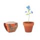 Juego de macetas terracota Forget me not Ref.MDMO6146-MADERA 