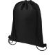 Bolsa térmica con cuerdas con capacidad para 12 latas Oriole Ref.PF120495-NEGRO INTENSO 