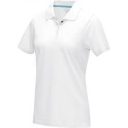 Polo orgánico GOTS de manga corta para mujer Graphite