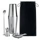 Set coctel 750 ml Boston Ref.MDMO6224-PLATA BRILLO 