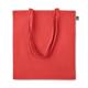 Bolsa personalizada de algodón orgánico Zimde colour 140g/m2 Ref.MDMO6189-ROJO 