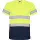 Camiseta técnica manga corta alta visibilidad Delta Ref.RHV9310-MARINO/AMARILLO FLUOR