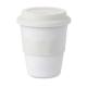 Vaso pp con tapa de silicona Astoria Ref.MDMO8078-BLANCO 