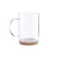 Taza con base de corcho de 450ml Hindras Ref.6865- 