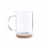 Taza con base de corcho de 450ml Hindras