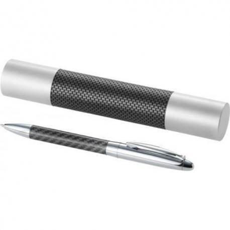 Bolígrafo con detalles en fibra de carbono Winona