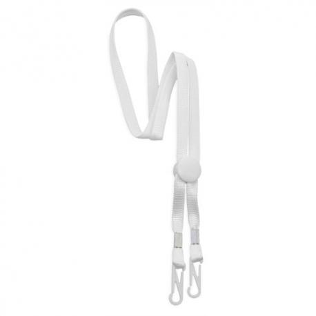 Lanyard duo con ajuste per