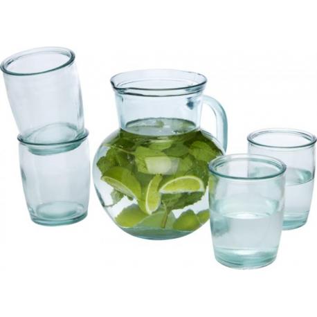 Set de 5 vasos de vidrio reciclado Terazza