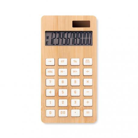 Calculadora bambú de 12 dígitos Calcubim