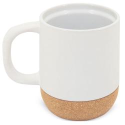 Mug cerámica con base de corcho de 420ml soff