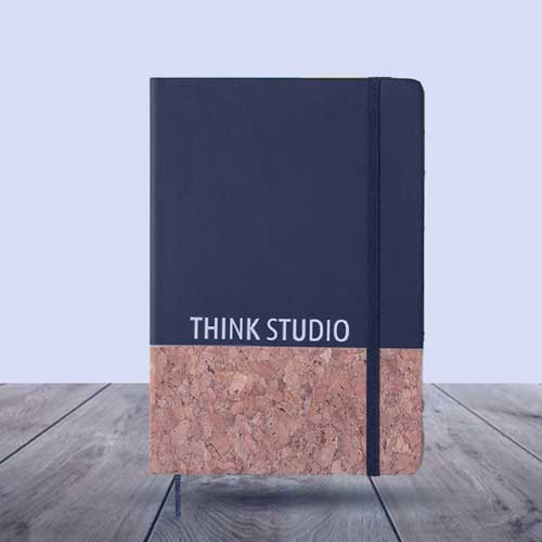 Cuaderno de corcho y polipiel