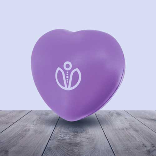 Pelota en forma de corazón