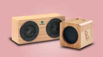 Altavoces de madera