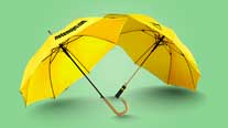 Paraguas amarillos