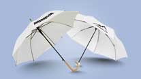 Paraguas blancos