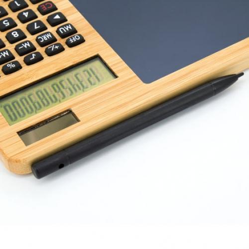 Calculadora bambu con pizarra automatica 