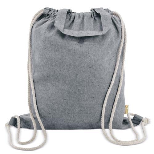 Bolsa mochila de algodon reciclado 