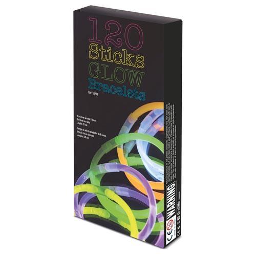 Pulseras luminosas 'neón' (pack de 120)