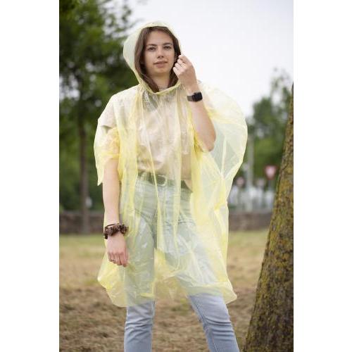 Poncho Impermeable Great Desechable Rojo 130 x 100 cm