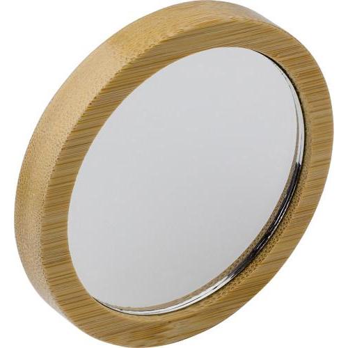 Espejo de bolsillo de bambú Jeremiah