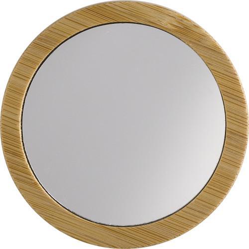 Espejo de bolsillo de bambú Afrodit - Tus Regalos de Empresa