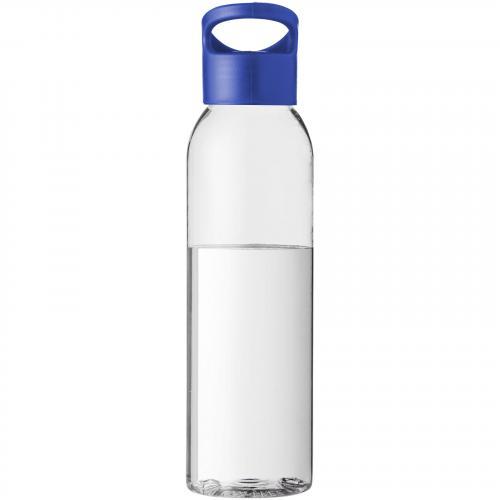 Botella de tritan™ transparente con tapa de colores de 650 ml Sky