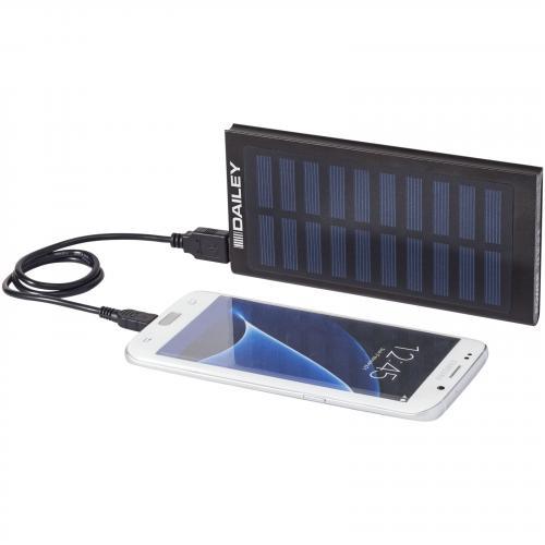 Bateria externa portátil con cargador solar de 5000 mAh