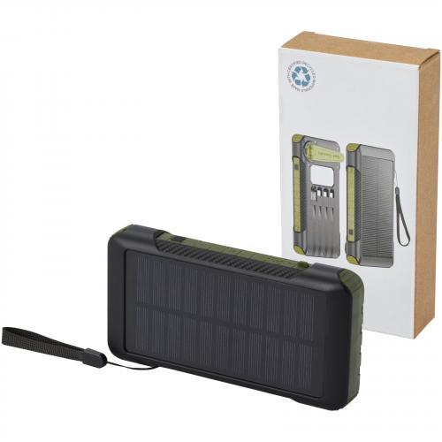 Batería externa carga inalámbrica solar 8000 mAh para regalos empresa