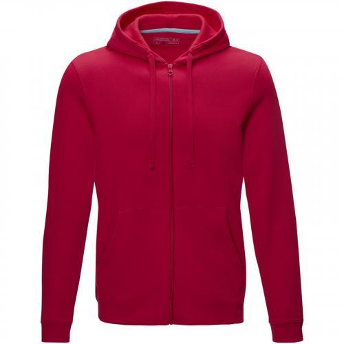 Sudadera rosa con capucha 100% algodón orgánico con certificado