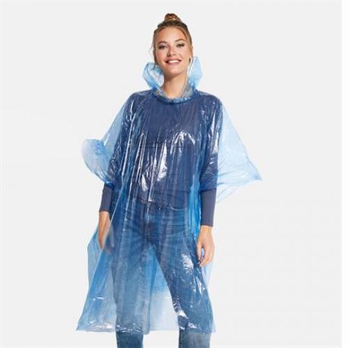 Poncho para lluvia transparente talla única adulto SHAKA