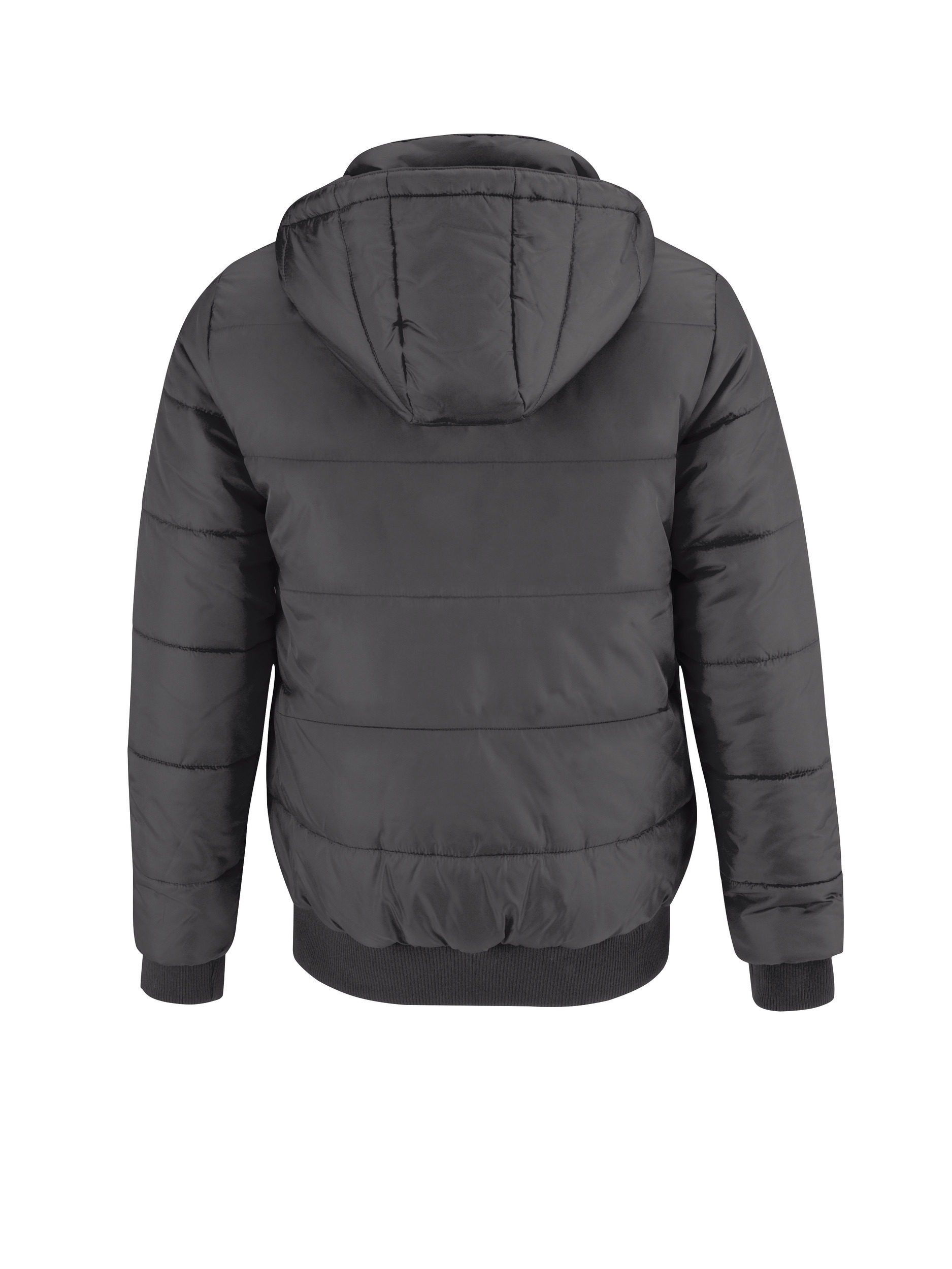 Chaqueta con capucha hombre Confort II negro gris