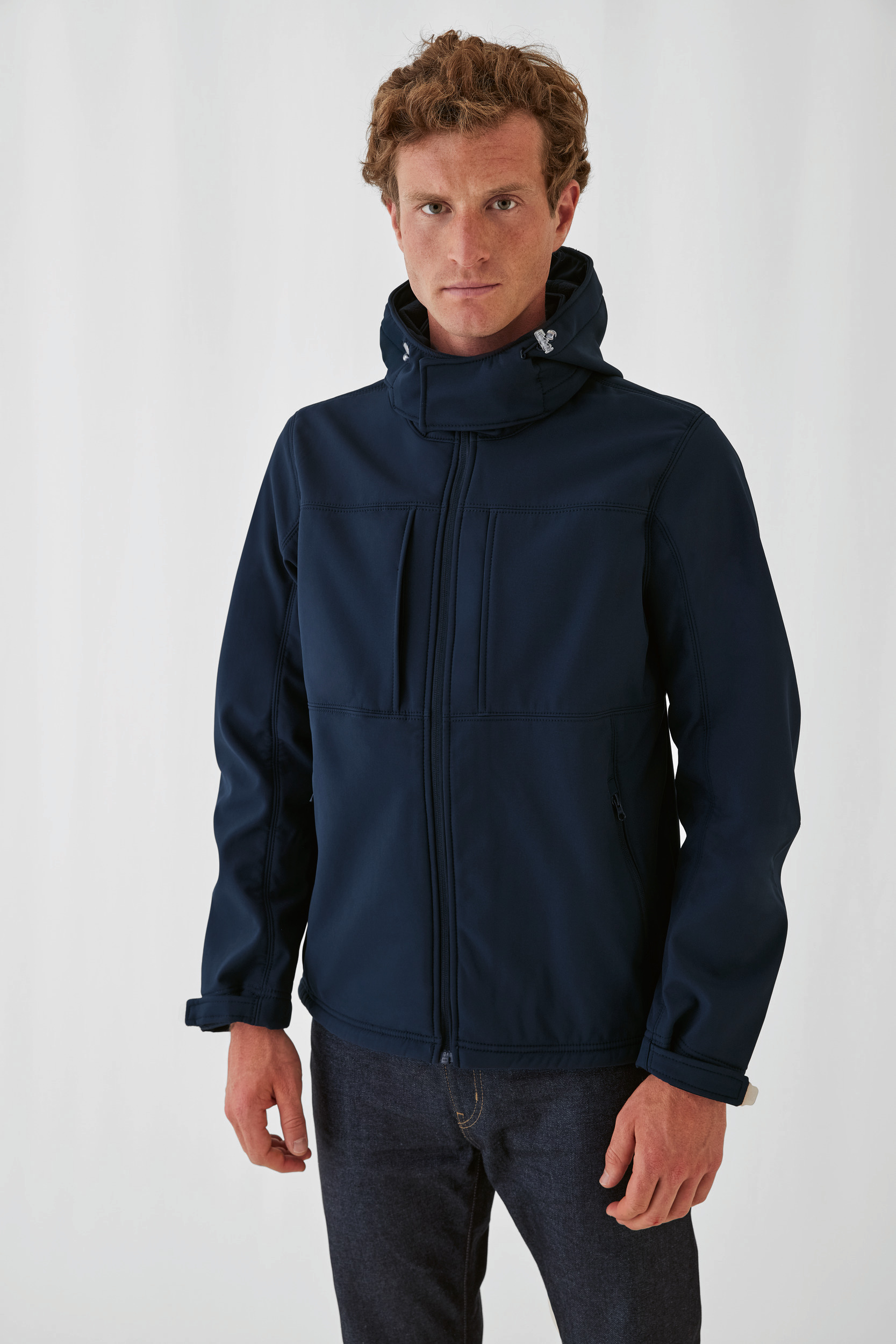 softshell con capucha hombre