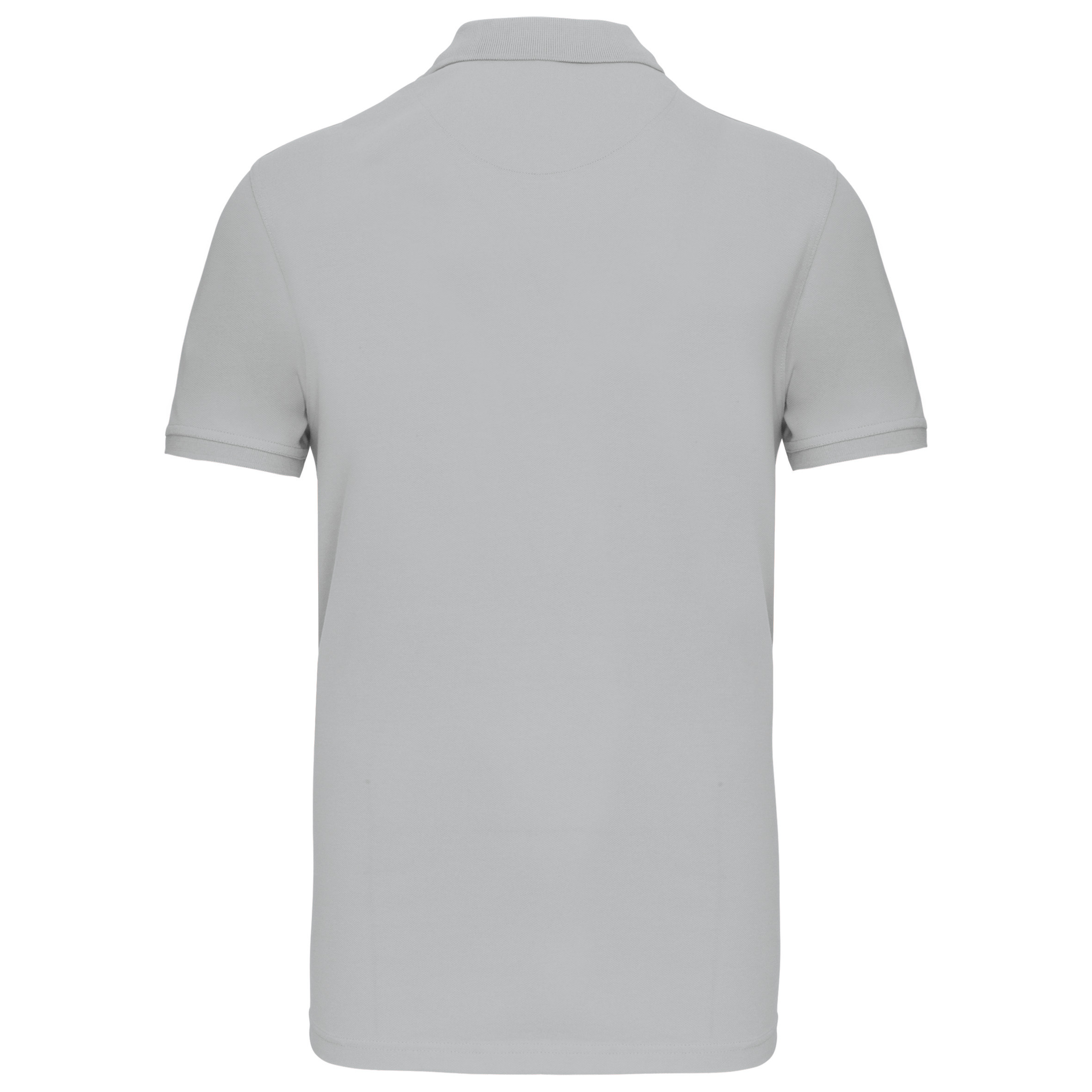 Polo manga corta hombre gris