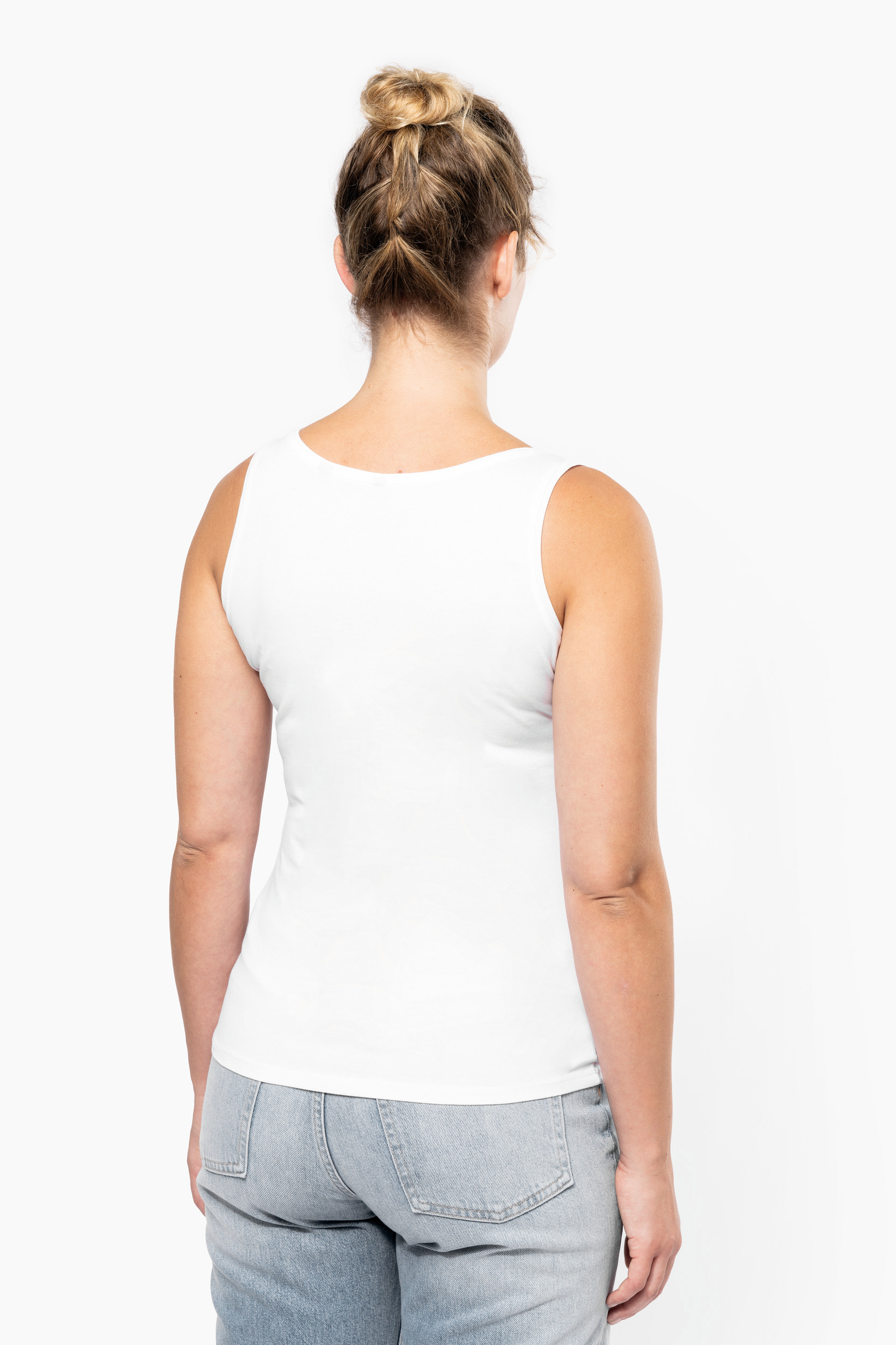 Comprar camiseta deporte tirantes blanca mujer