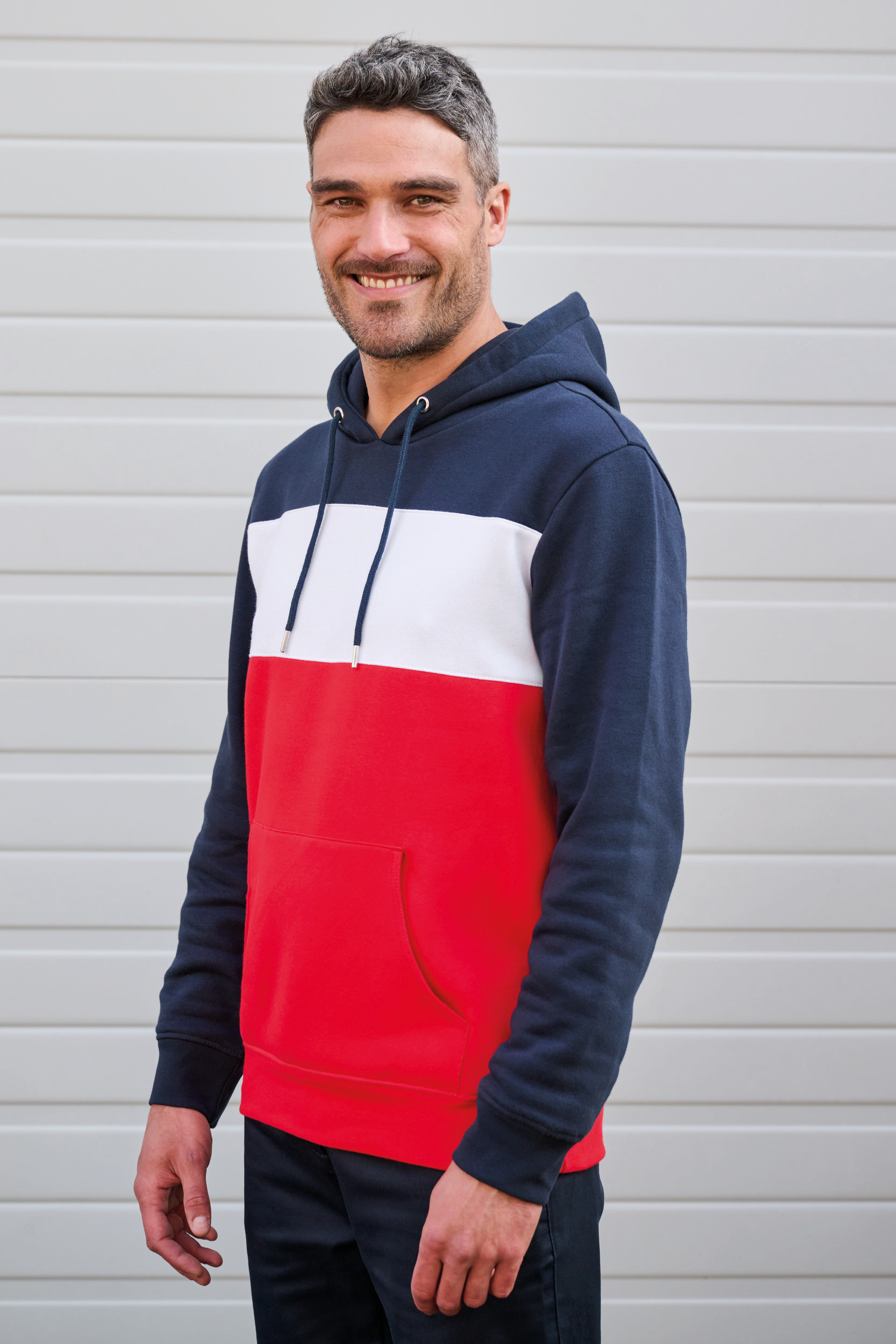 Sudadera de hombre tricolor Triso de Ragwear