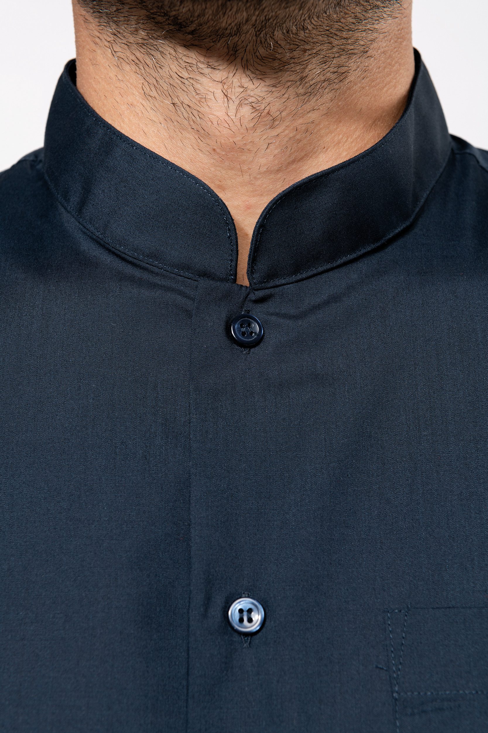 Polo manga larga cuello mao clearance