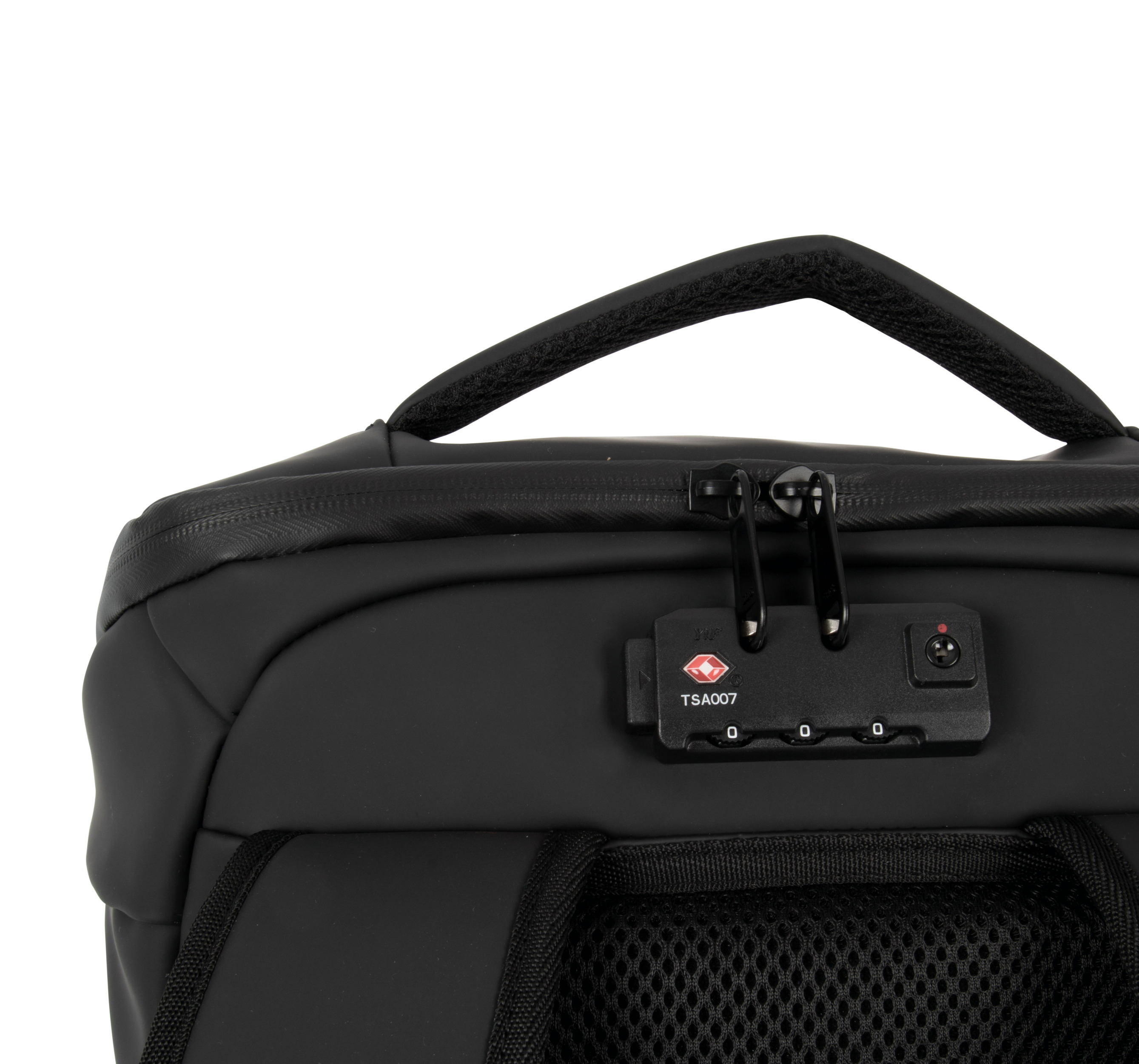 Mochila antirrobo impermeable con portacasco