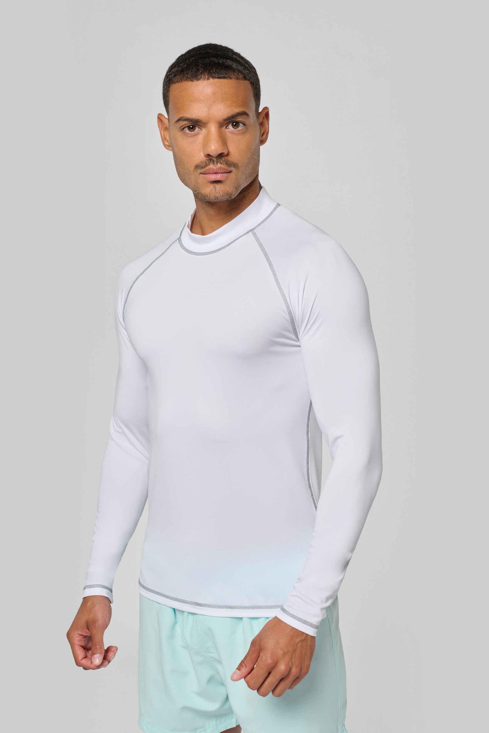 Camiseta manga larga hombre Combi blanco