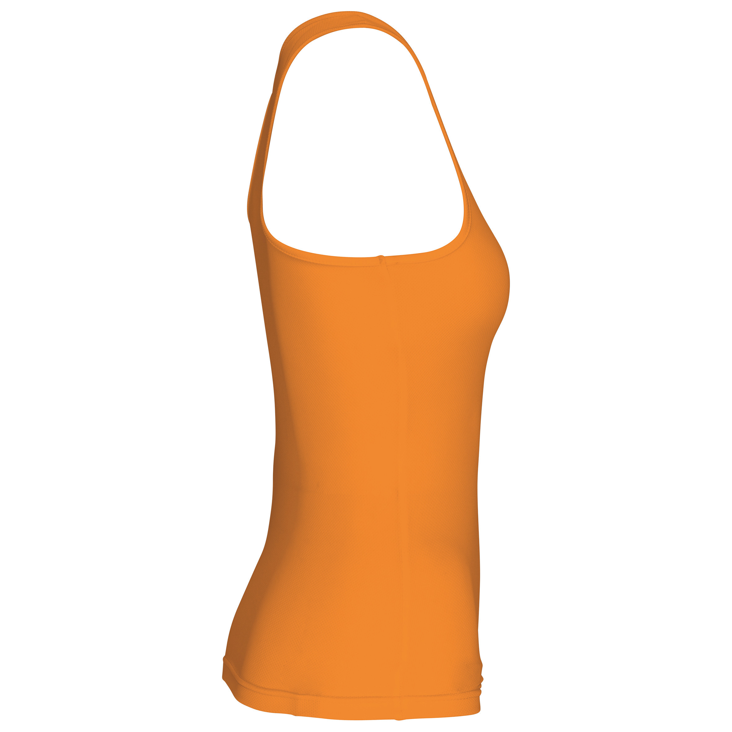 Camiseta deportiva mujer, color amarillo lima - racketball movil