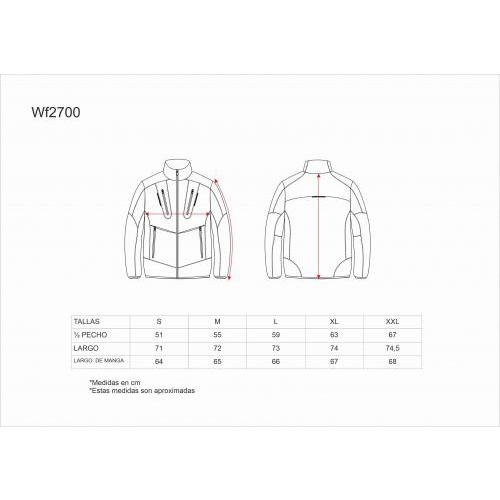 Chaqueta Workshell con tejido Ripstop combinada y con detalles reflectantes WORKTEAM WF2700