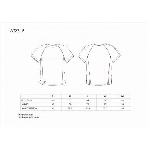 Camiseta de manga corta ranglan WORKTEAM WF2716