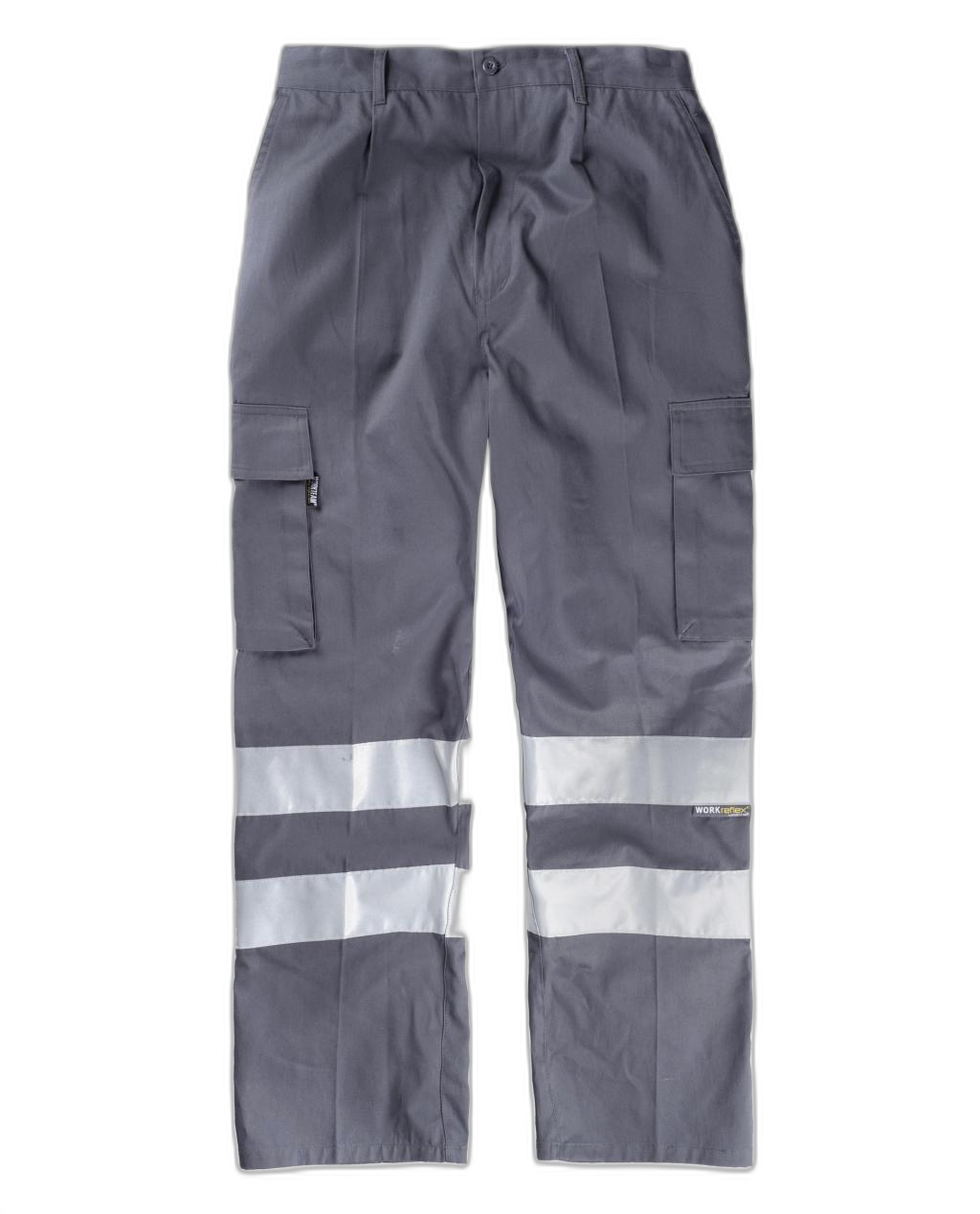 Pantalón de algodón con cintura elástica WORKTEAM B1447