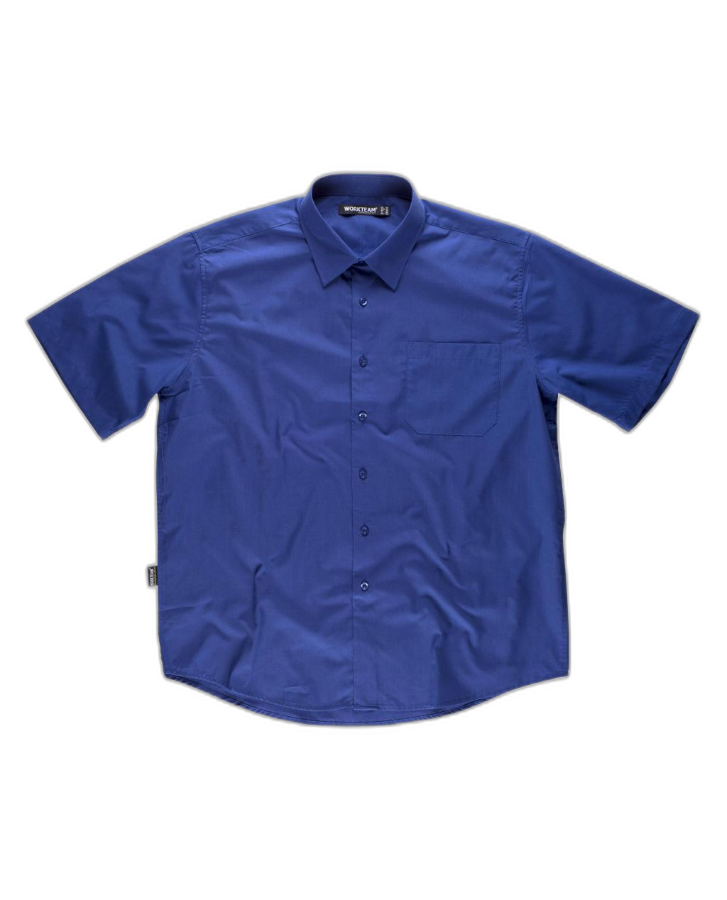Camisa de manga corta con un bolso de pecho WORKTEAM B8100