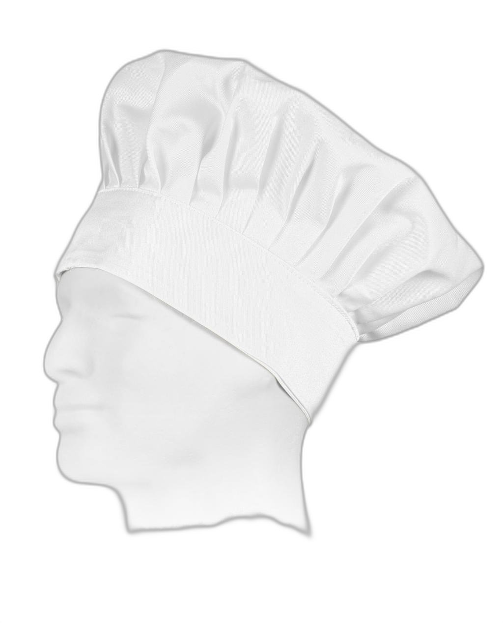 Gorro de Cocinero negro estilo Militar