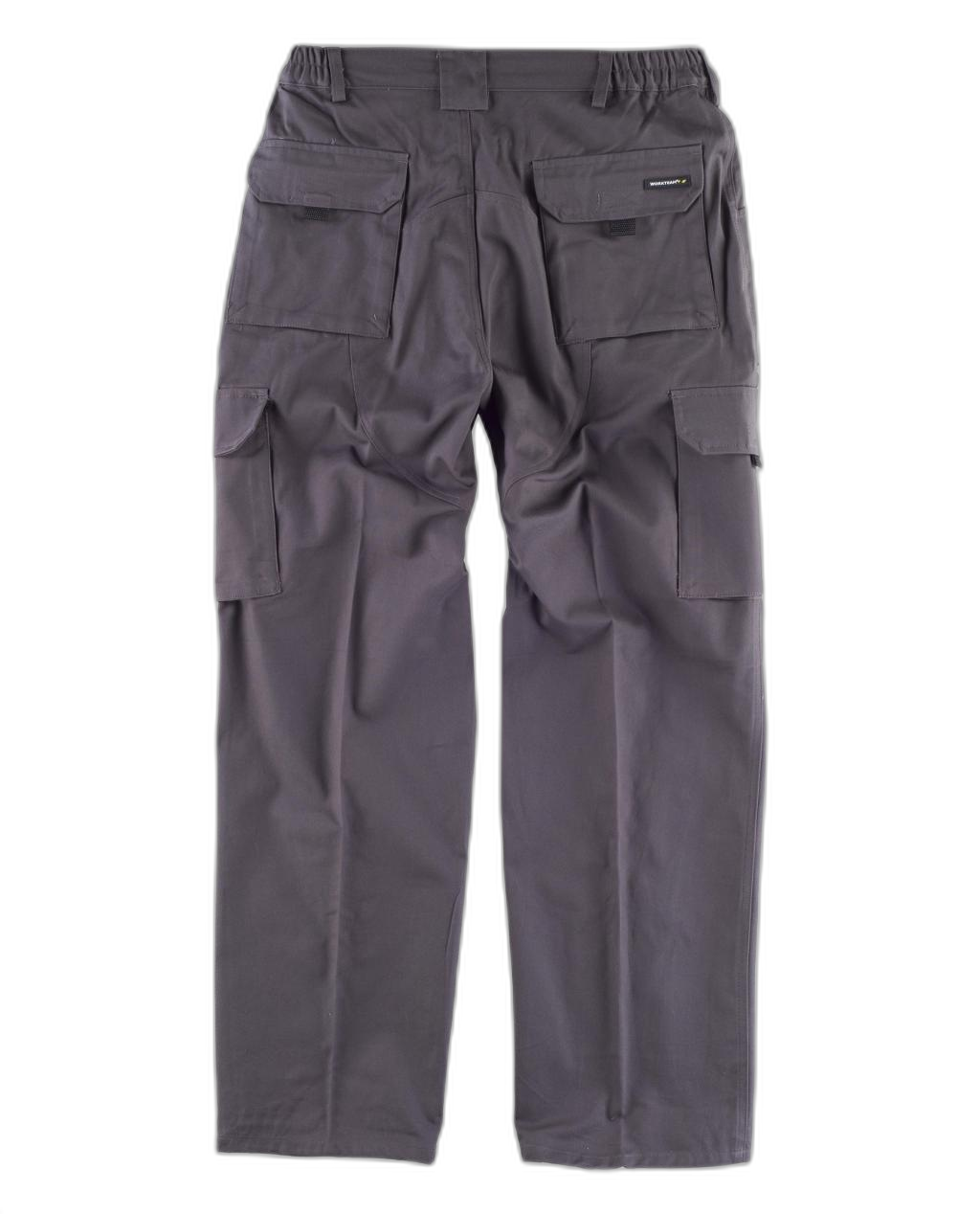 Pantalón linea 4 con elástico en cintura WORKTEAM WF1400